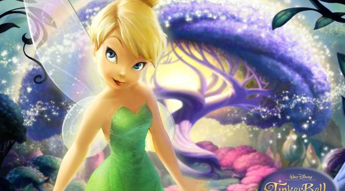 Tokoh animasi Tinker Bell akan segera dibuatkan film. Foto: via fanpop.com