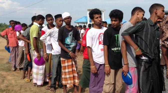 Pengungsi Rohingya di Aceh | via: bbc.co.uk
