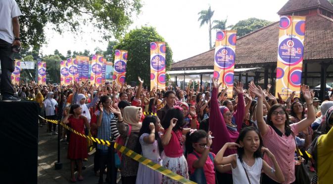 Suasana audisi La Academia Junior 2 di Surabaya. (Foto: Bintang.com)