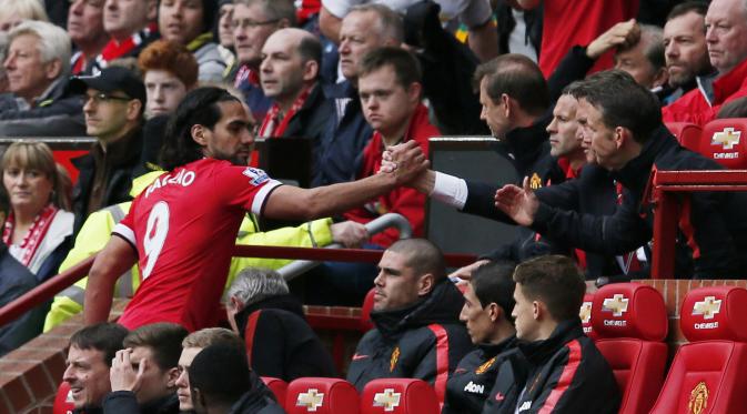 Striker Manchester United Radamel Falcao (Reuters)