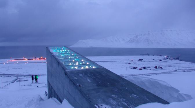 Global Seed Vault, Norwegia (Via: awsomecause.blogspot.com)