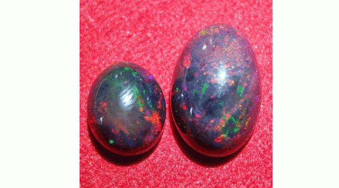 Batu Kalimaya Black Opal
