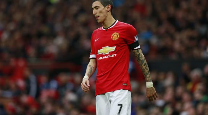 KEJAR - Bayern Muenchen bersiap membajak Angel di Maria dari MU. (Reuters / Jason Cairnduff)