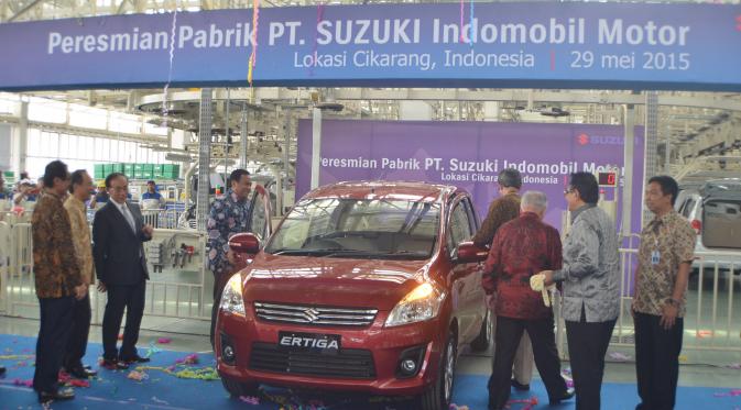 Peresmian pabrik baru Suzuki di Bekasi, Jawa Barat (Foto: Istimewa/Suzuki).