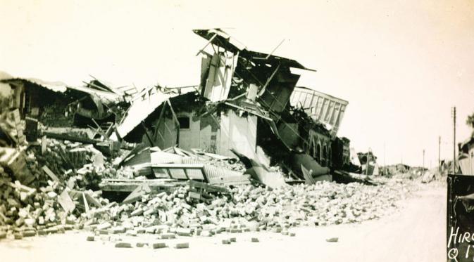 Gempa mengguncang kota Quetta, Pakistan tahun 1935 (Wikipedia)