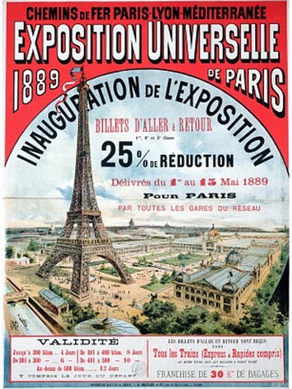 Paris' Exposition Universelle 1889 | via: huffingtonpost.com