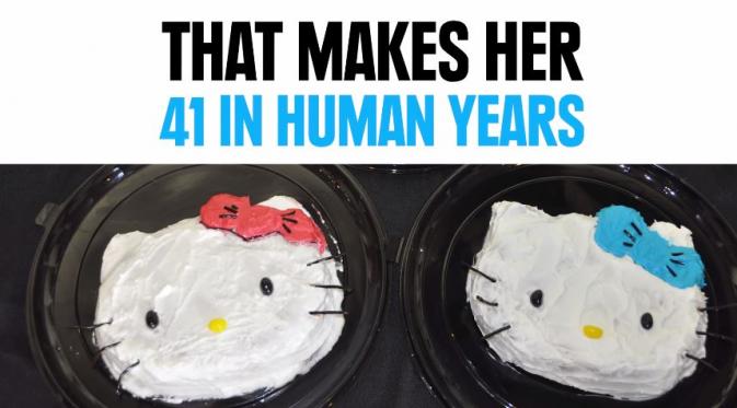 Kalau jadi manusia, Hello Kitty sudah 40 tahun (Via: youtube.com)