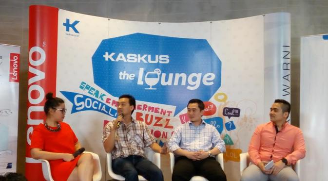 Lenovo memperkenalkan tablet terbarunya, Lenovo Tab 2 A7-30, di acara Kaskus The Lounge (Liputan6.com/Jeko Iqbal Reza)