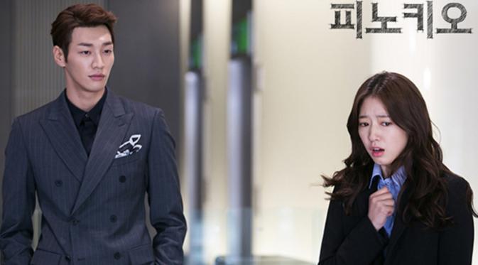 Kim Young Kwang saat beradu akting dengan Park Shin Hye dalam drama Pinocchio.