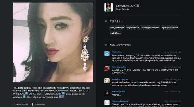 sumber: Instagram Dewi Perssik