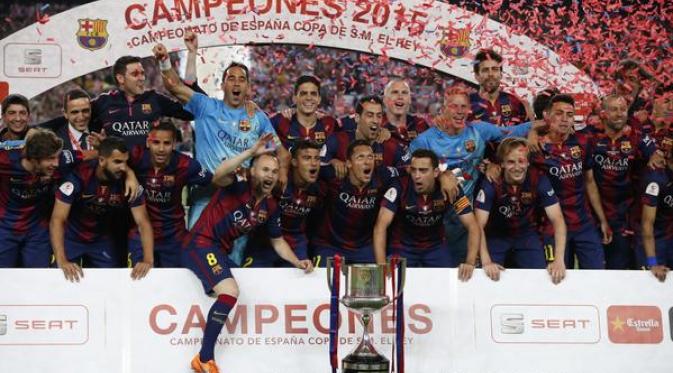 FC Barcelona raih juara Copa Del Rey | via: reddit.com