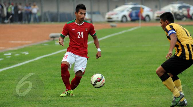 Winger Timnas U-23 Indonesia Ahmad Nufiandani (Liputan6.com / Helmi Fithriansyah)