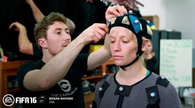 Persiapan Megan Rapinoe | via: easports.com