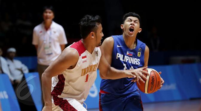 Basket SEA Games 2015: Indonesia vs Filipina (Liputan6.com / Helmi Fithriansyah)