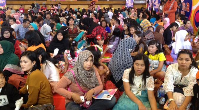 Suasana perserta La Academia Junior Indonesia 2015 di Jakarta. Foto: Sapto Purnomo/Liputan6.com