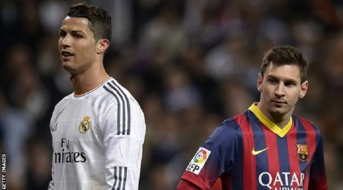 Ronaldo dan Messi adalah pesepakbola kelas wahid dunia