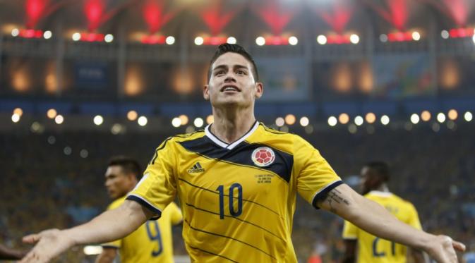 James Rodriguez merupakan pemain sepak bola Kolombia yang akan berlaga di Copa America 2015.
