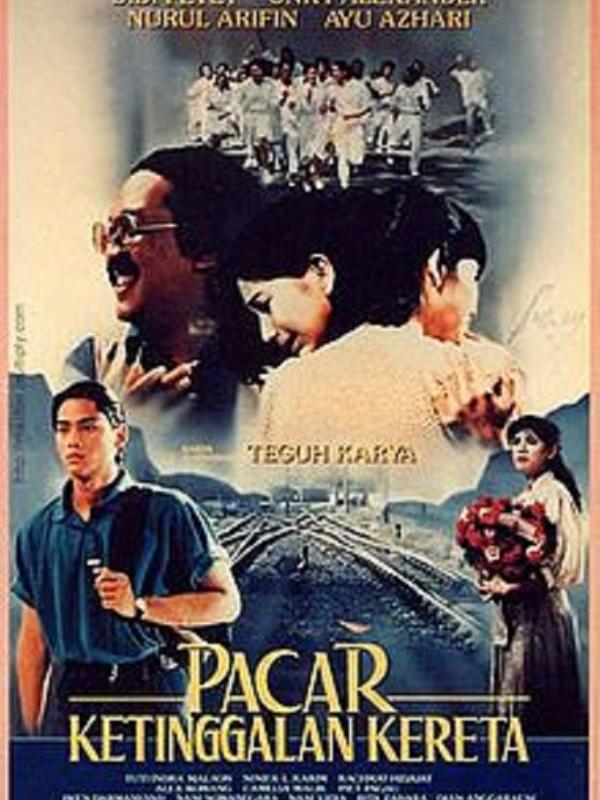 Poster film 'Pacar Ketinggalan Kereta' yang dibintangi Rachmat Hidayat . Foto: Wikipedia