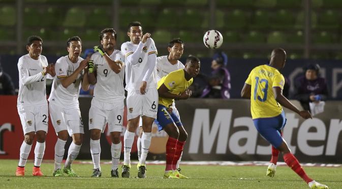 Ekuador vs Bolivia di Copa Amerika 2015 (Reuters)