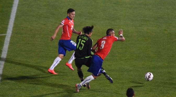 Chile vs Meksiko (AFP)