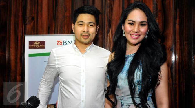 Kartika Putri dan Erick Iskandar. [Foto: Panji Diksana/Liputan6.com]