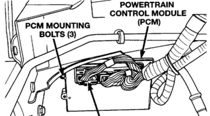 Powertrain Control Module (Foto: Justanswer). 