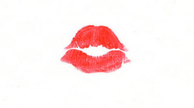 Julianne Carell's lip print