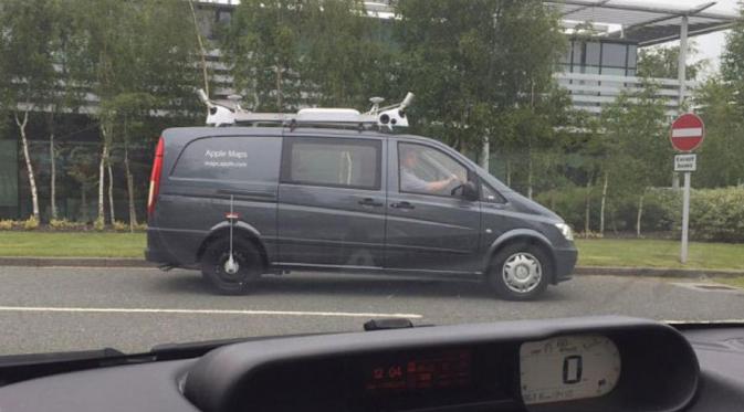 Mercedes-Benz Vito Apple Maps (Foto: Telegraph).