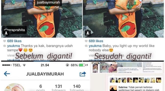 Pengguna Path dibikin geger oleh postingan seorang ibu yang mengaku foto buah hati tercinta terpampang di salah satu akun Instagram 