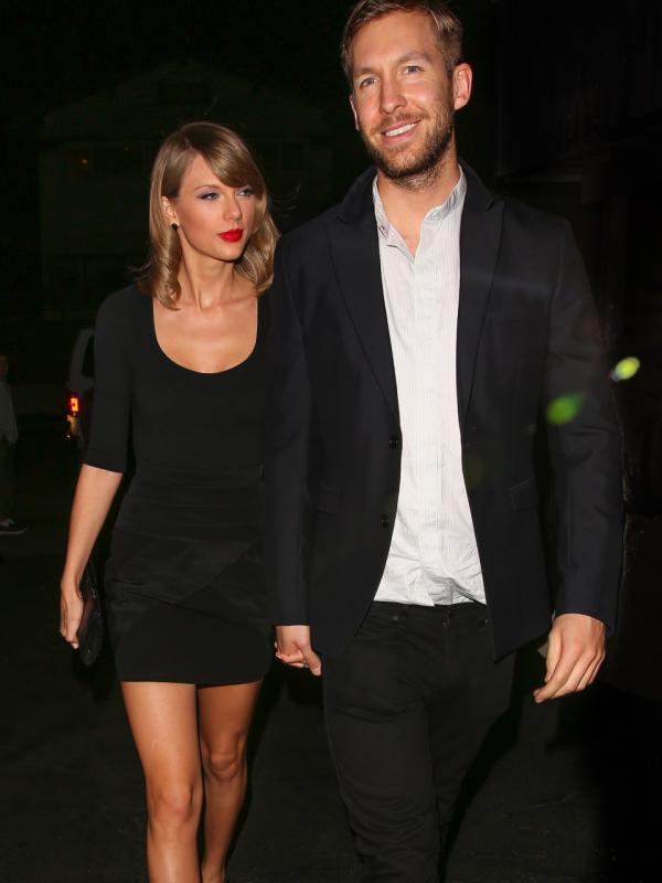 Calvin Harris dan Taylor Swift. (foto: okmagazine)