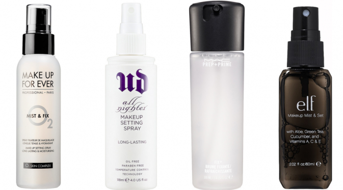 Makeup setting spray