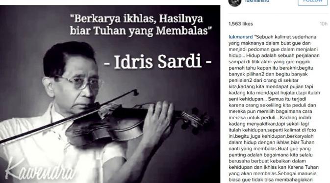 Lukman Sardi (Instagram/@lukmansrd)