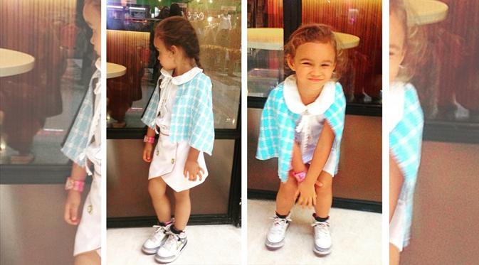 Anak Melaney Ricardo, Chloe Valentine Putri. (foto: instagram.com/melaney_ricardo)
