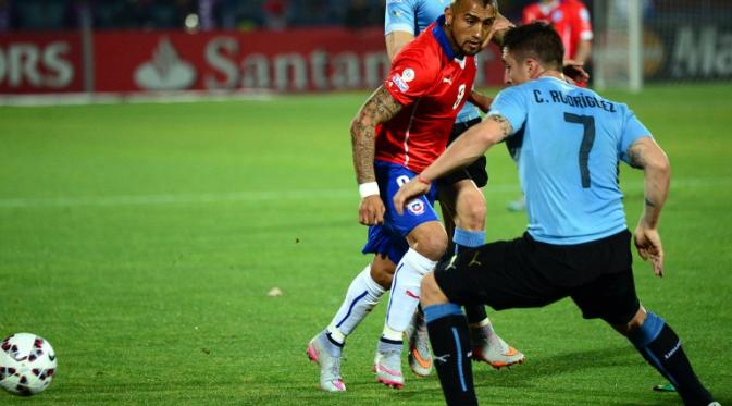 Chile vs Uruguay (AFP)