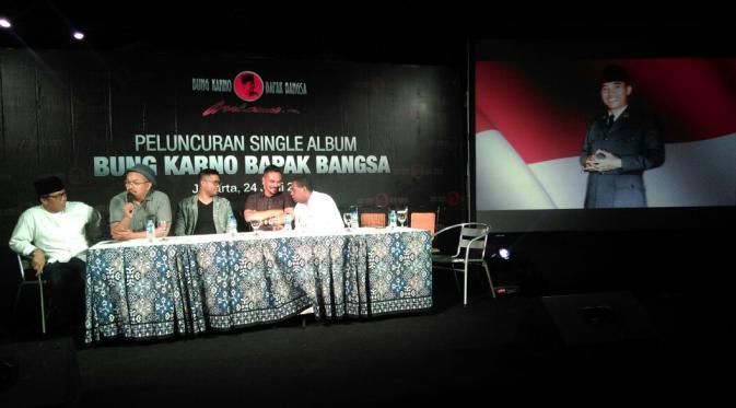Rodinda luncurkan lagu dan video klip Bung Karno Bapak Bangsa. (Foto: Joanzen Yoka/Bintang.com)