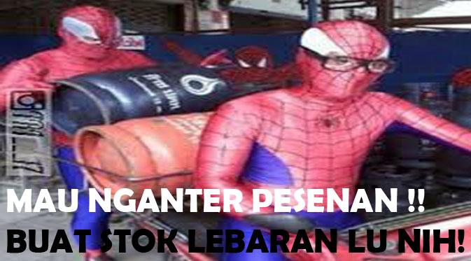 Meme lucu Spiderman