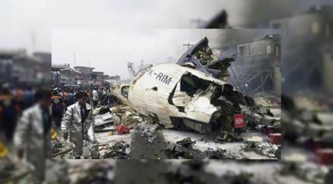Kecelakaan Mandala Airlines di Medan pada 2005 (CBS)