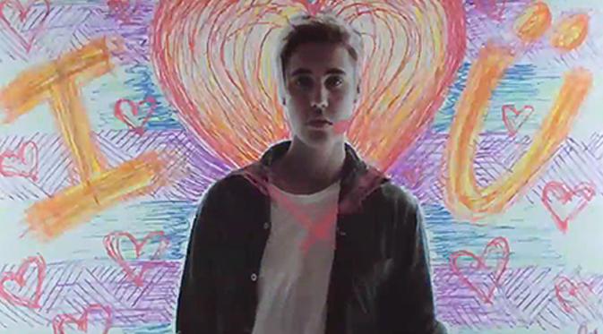 Salah satu potongan gambar di videoklip Justin Bieber berjudul Where Are U Now. (foto: courtesy of YouTube)
