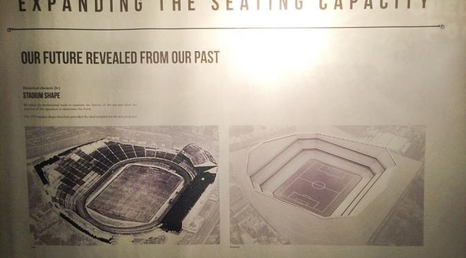 Stamford Bridge yang baru bakal menambah kapasitas kursi penonton hingga 60.000 (Daily Mail)