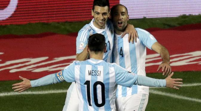  argentina vs paraguay (REUTERS/Jorge Adorno)