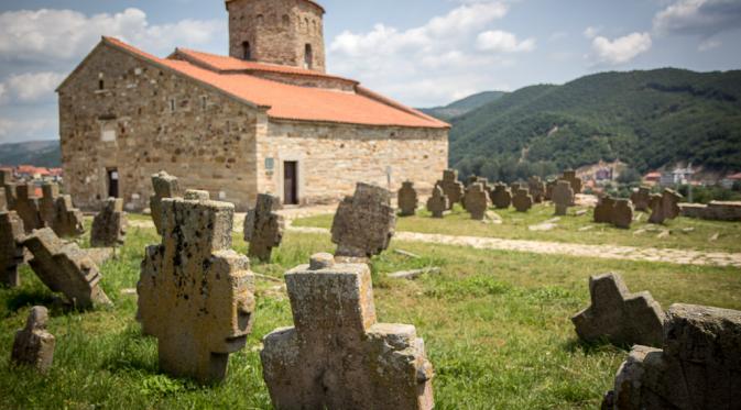 Gereja St. Peter, Novi Pazar, Serbia. | via: timetravelturtle.com