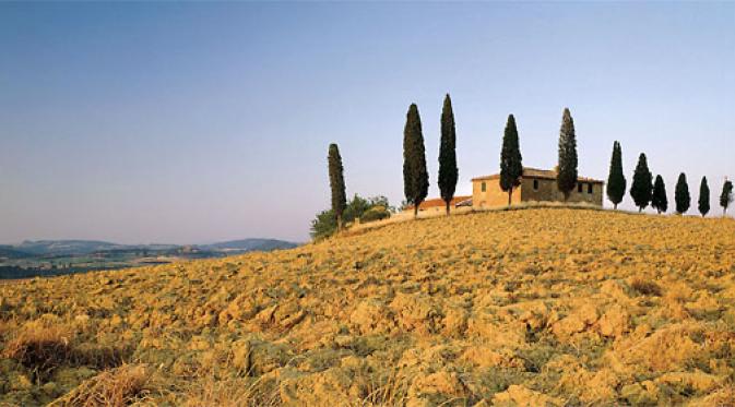 Lanskap Toscana. | via: lifeandtravel.com