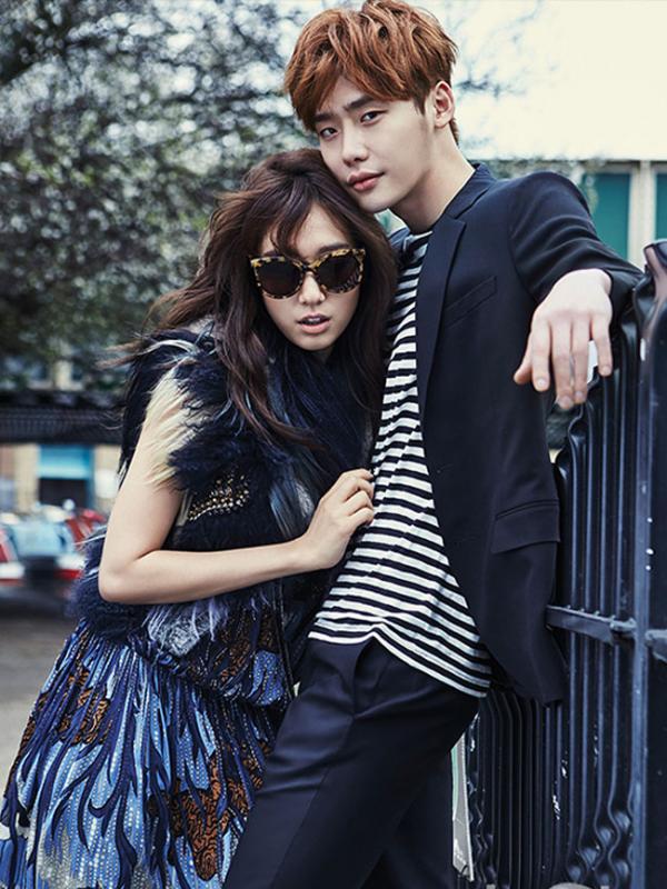 Park Shin Hye dan Lee Jong Suk. (via InStyle.com)