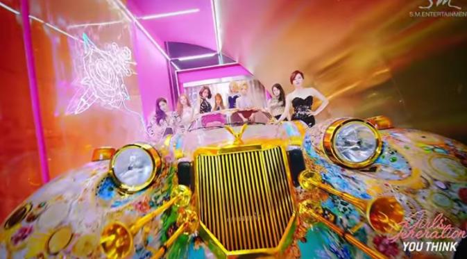 Girls Generation dengan perubahan gaya mereka dalam videoklip You Think yang akan segera dirilis.