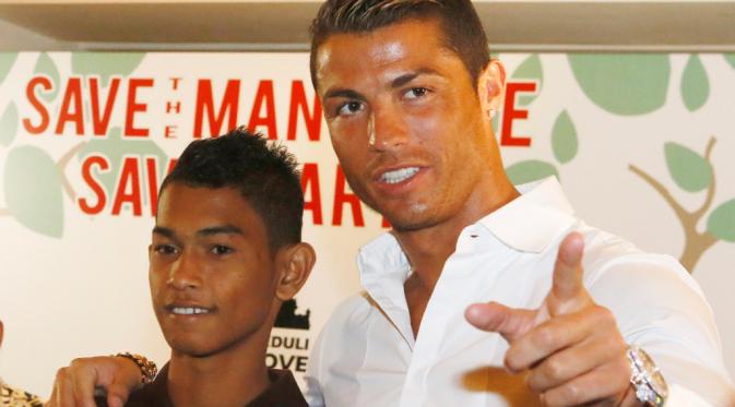 Martunis dan Christiano Ronaldo | Via: 9ikanews.com