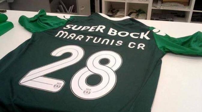 Jersey Martunis di Sporting Lisbon. (Facebook/Martunis)