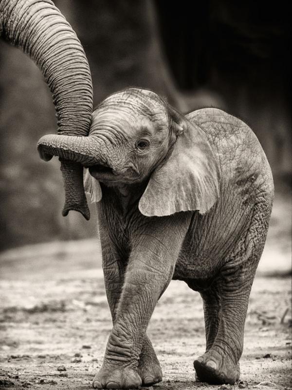 Gajah (Via: boredpanda.com)