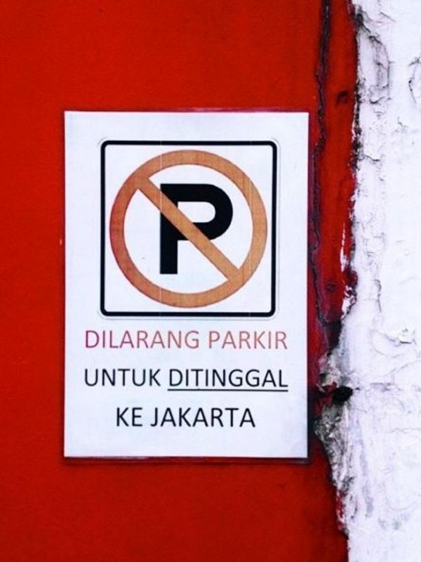 Ditinggal ke Jakarta (Via: instagram.com/visualjalanan)