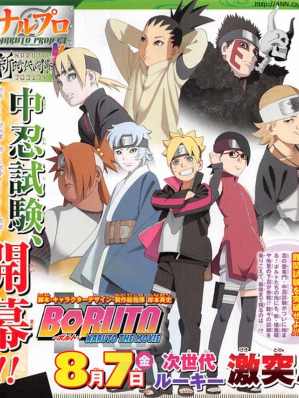 Sakura, Sai, Rock Lee, dan cucu dari Hokage Ketiga, Konohamaru Sarutobi menjadi karakter tambahan di anime Boruto: Naruto the Movie.