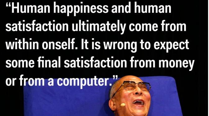 12 Quote Dalai Lama Bikin Kamu Punya Konsep Baru Tentang Bahagia. | via: Business Insider